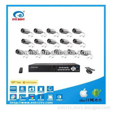 H.264 16CH CIF CCTV DVR with BNC and VGA video output
